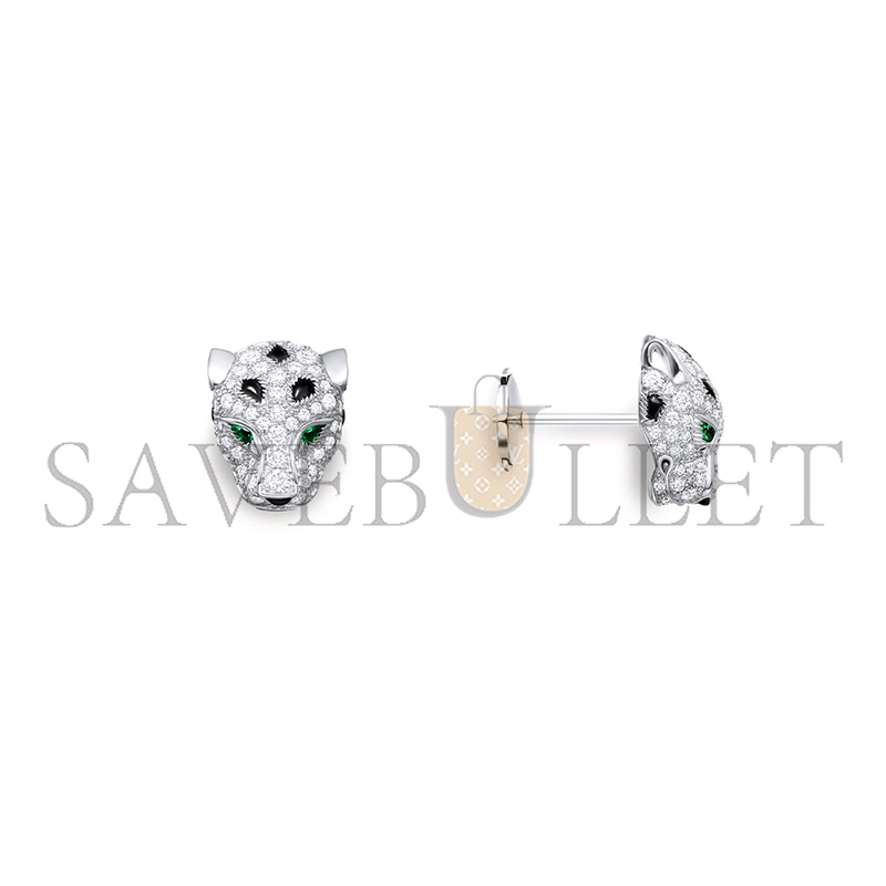 CARTIER PANTHÈRE DE CARTIER STUD EARRINGS PAVED REF. N8515269